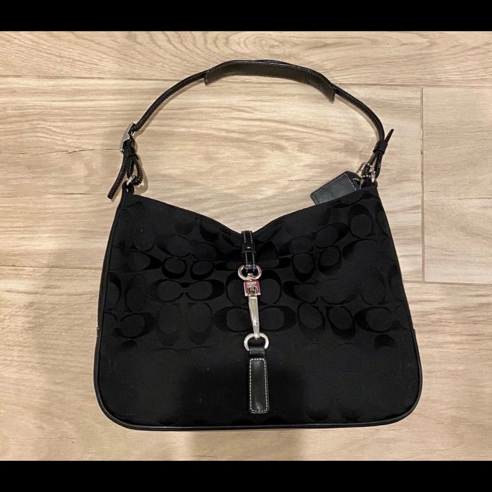 Coach Classic C Print Canvas Handbag